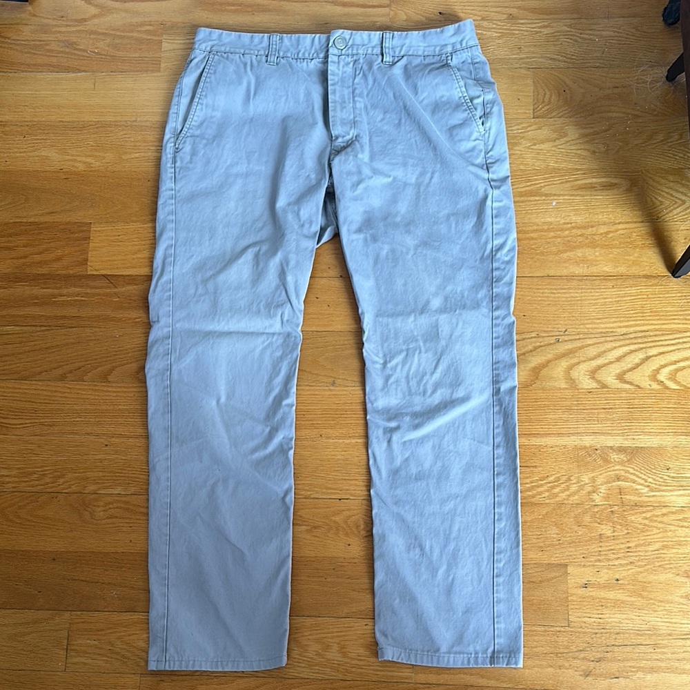 Bonobos Light Gray Chinos 34/30